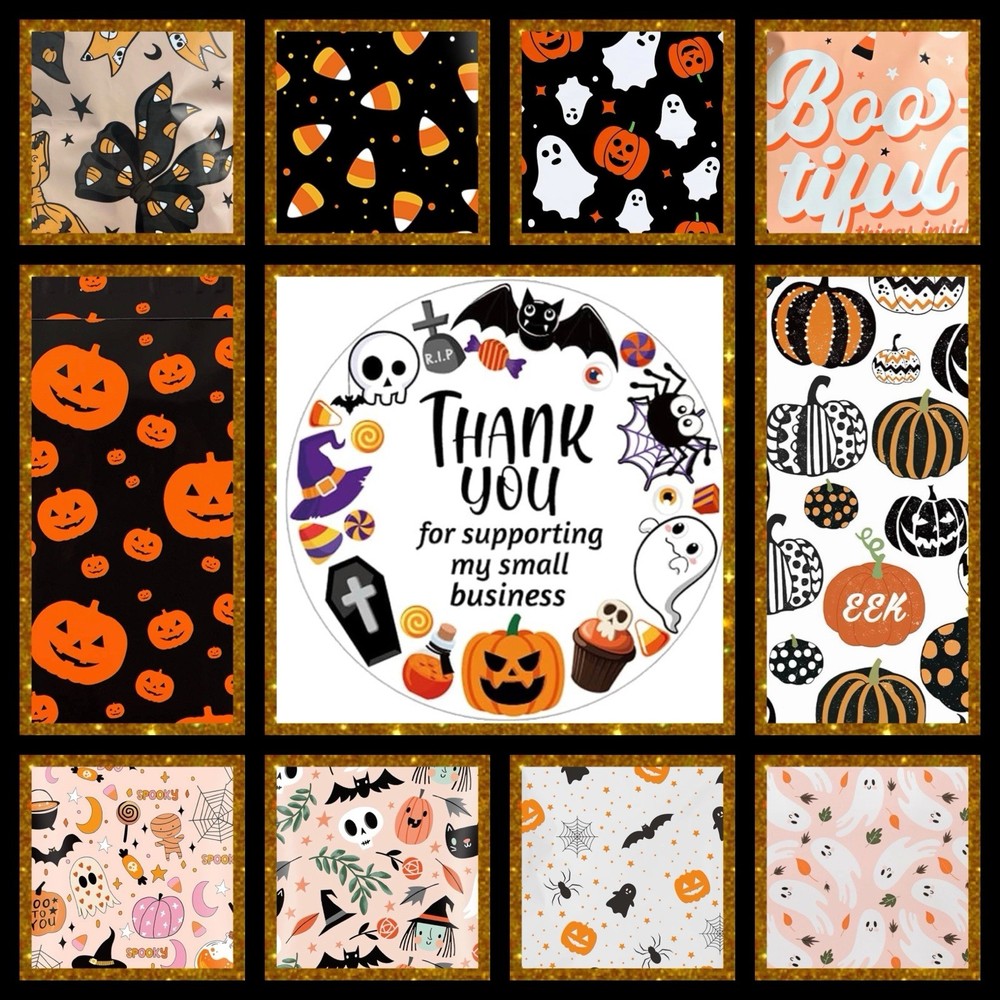 Poly Mailers Halloween Assortment 10x13