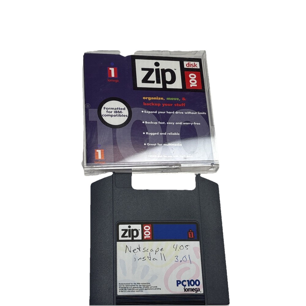 IOMEGA ZIP DRIVE DISK 100 MB