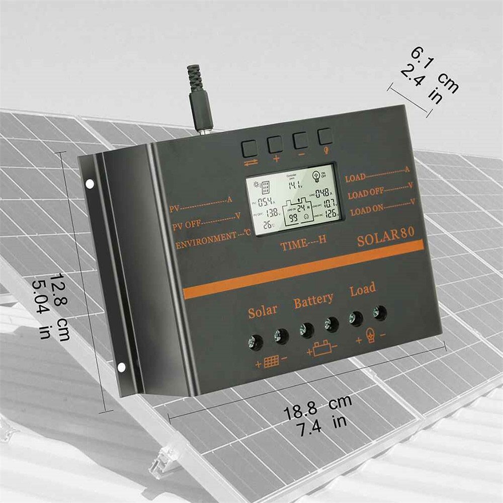 Solar Charge Controller Solar Panel Charge Regulator Photovoltaic Generation