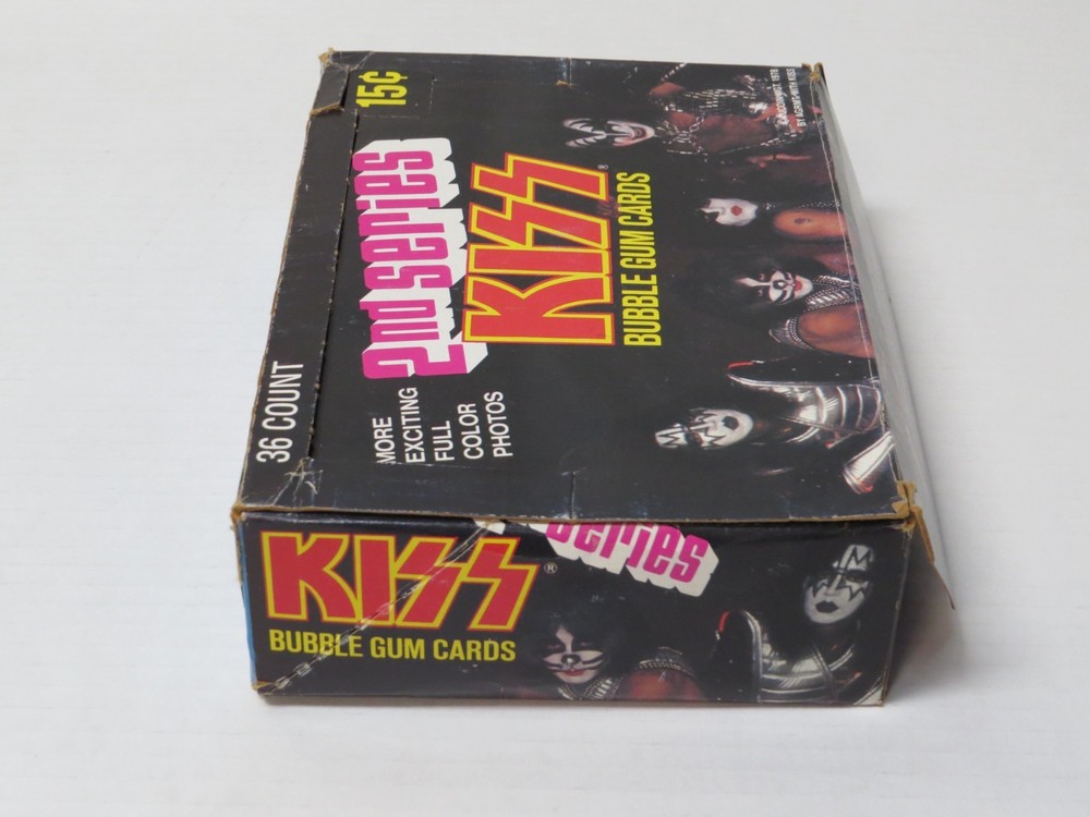 KISS DONRUSS SERIES II EMPTY BOX AUCOIN 1978