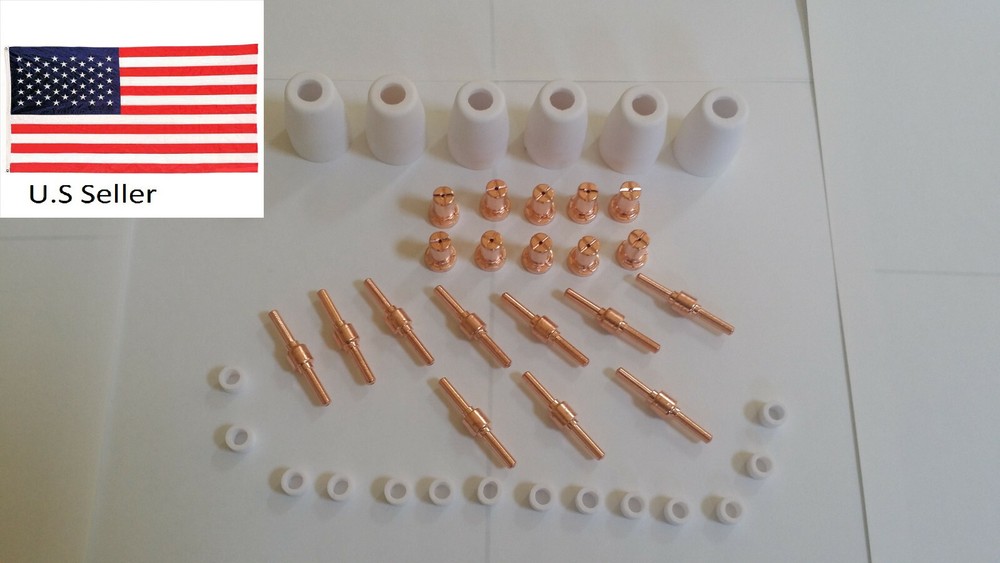 REBOOT RBC-5000D CONSUMABLES 40PCS COPPER EXTENDED FOR PLASMA CUTTER