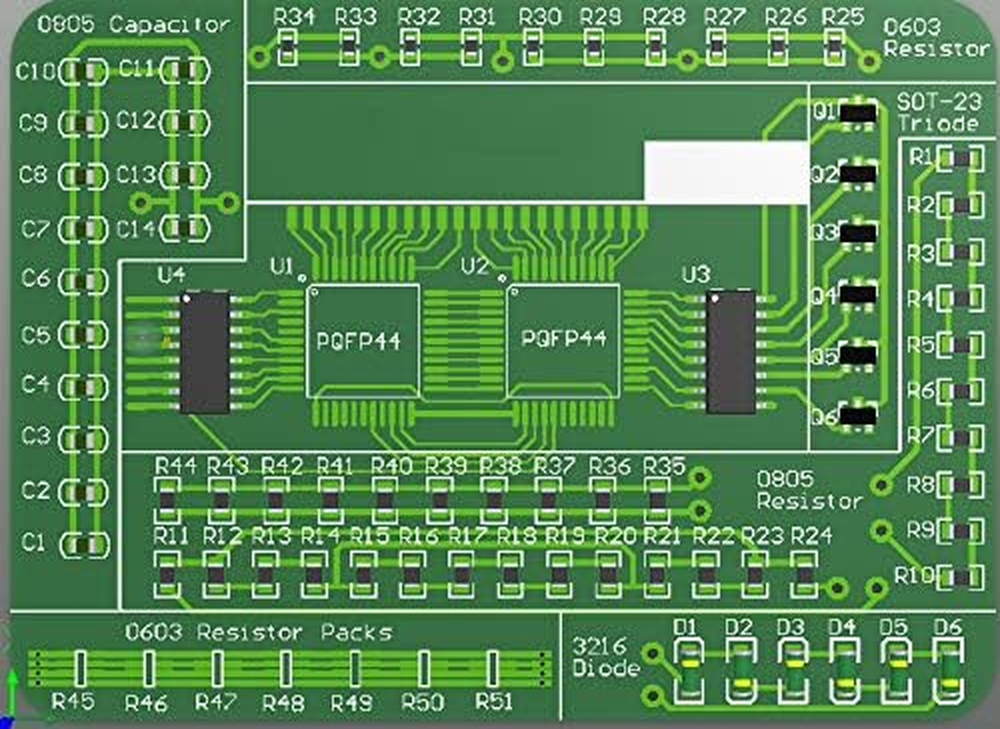 DIY SMD/SMT Components Practice Board Soldering Skill Training Kit AE1173