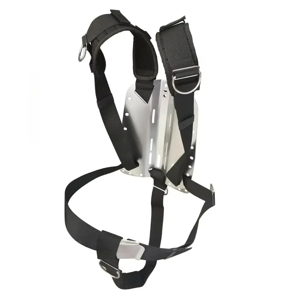 Scuba Technical Diving Aluminum Tec/Rec Harness & Backplate