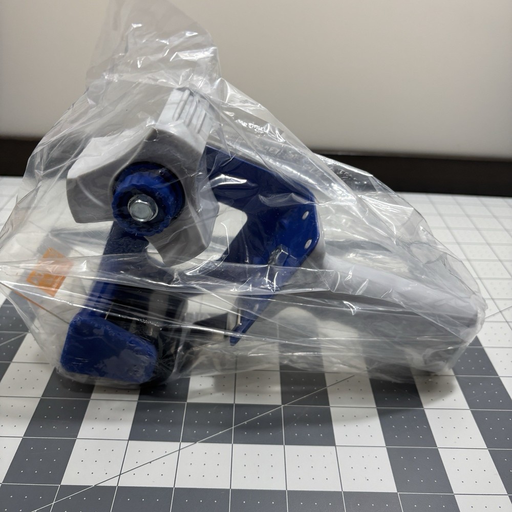 Packing Tape Dispenser Handheld Plastic Shield Protector Cutting Edge Roller NEW