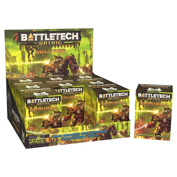 Battletech Minis BattleTech: Salvage Box - Gothic Blind Box Display (9)