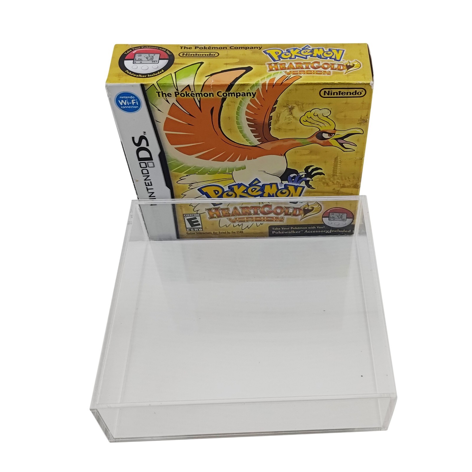 Display Case & Box Protector for Pokemon Heartgold / Soulsilver NTSC Only