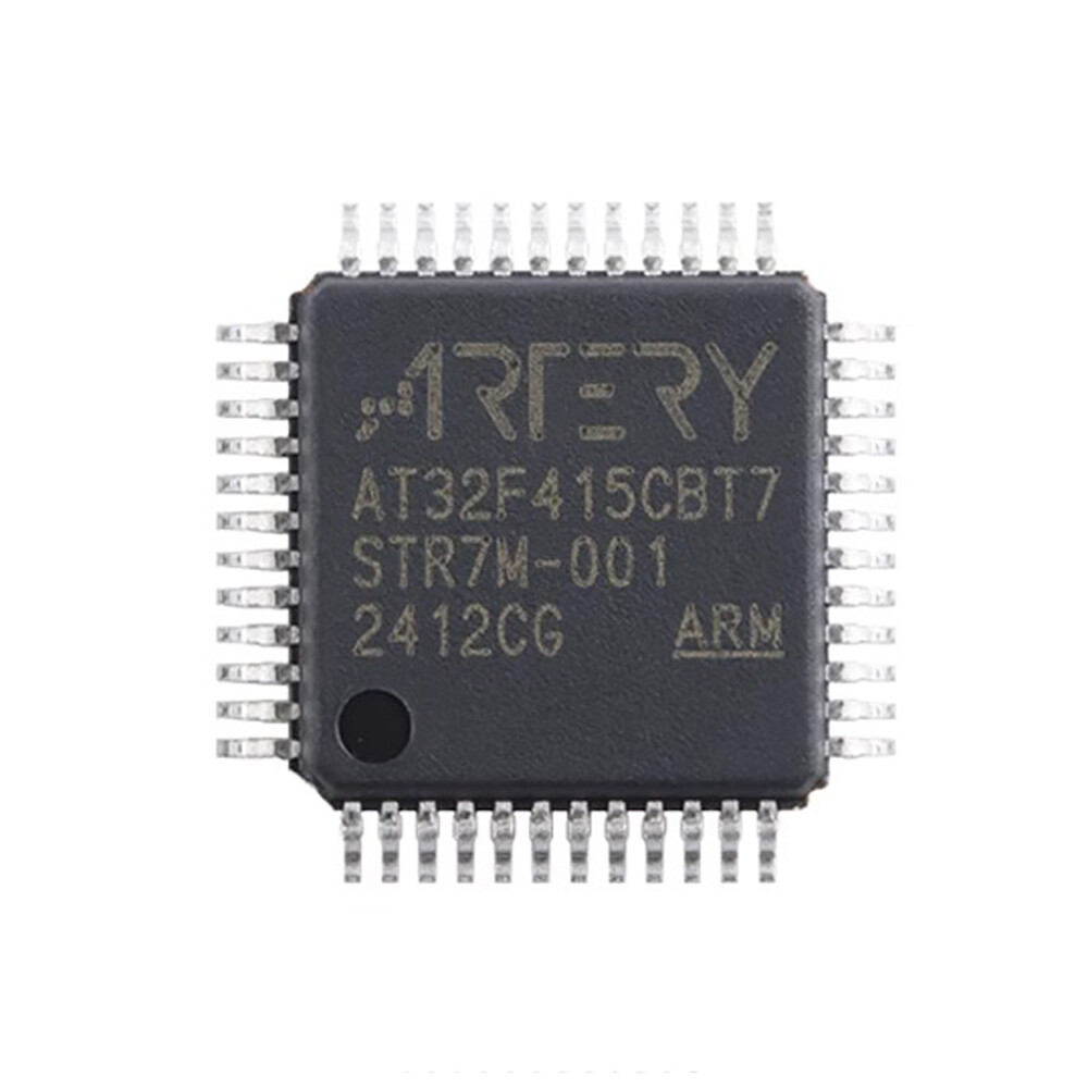 AT32F415CBT7 LQFP-48 ARM Cortex-M4 32-bit Microcontroller MCU Microprocessor IC