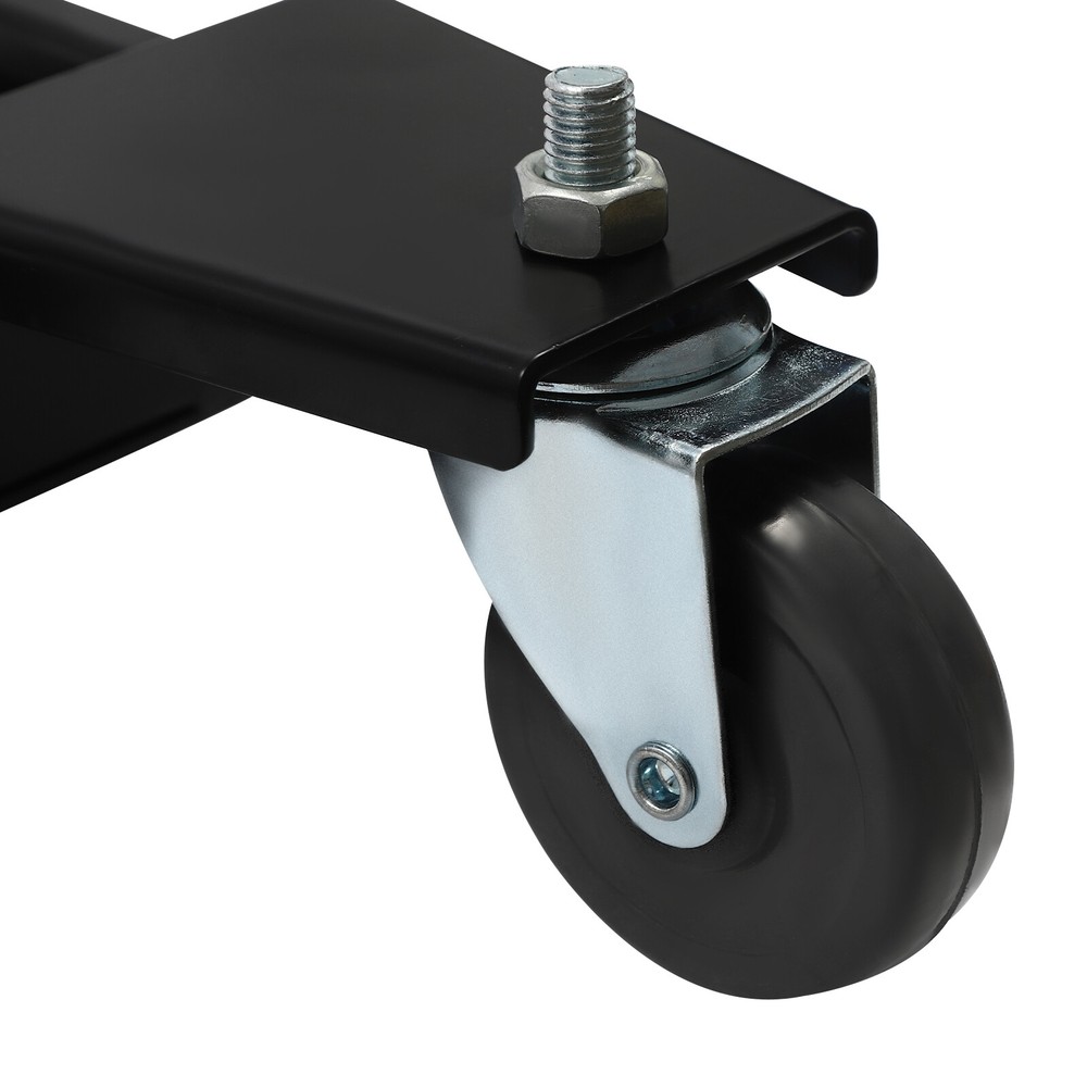 600lbs Adjustable Mobile Base Heavy Duty Rectangular Mobile Base w/ Wheels