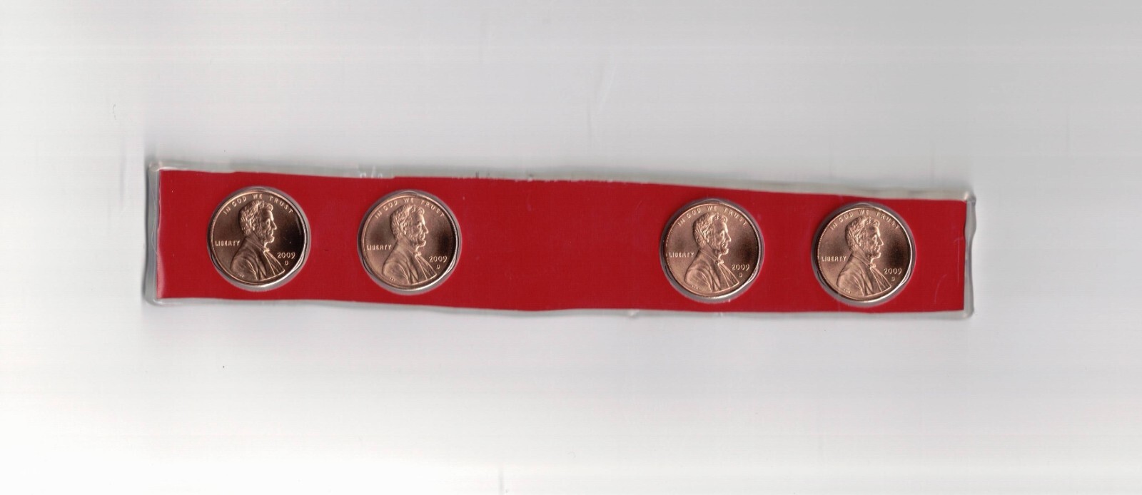 2009 P D Lincoln Bicentennial Satin BU Copper Cent US Mint Cello 8 Coin Set