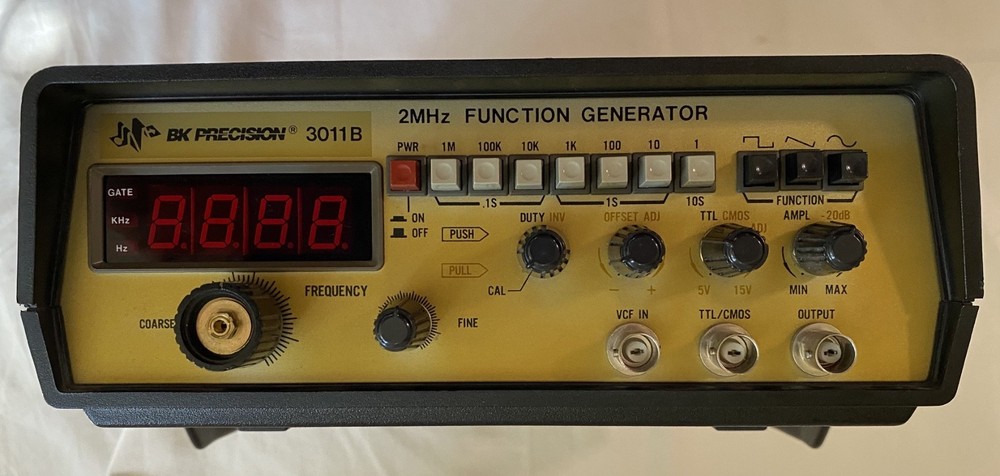BK Precision 3011B 2MHz Function Generator with power cord