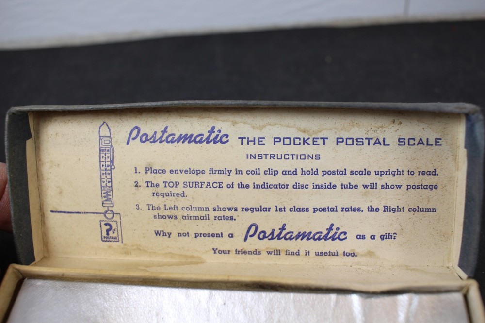 Vintage Postmatic Postal Scale