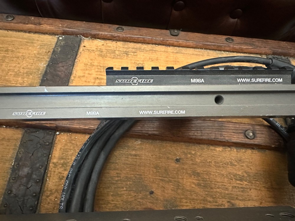 Surefire HellFighter Mount and cables for M2HB UH-01D (M88A)