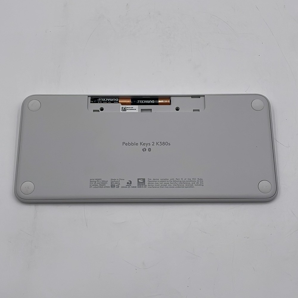 Logitech Pebble 2 Combo Wireless Keyboard and Mouse White - READ