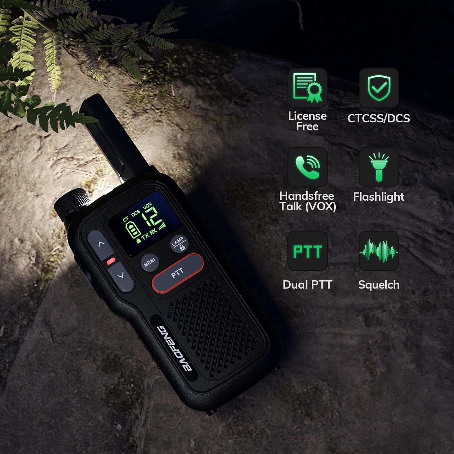 BAOFENG GT-18 Walkie Talkies for Kids Adult, License Free Long Range