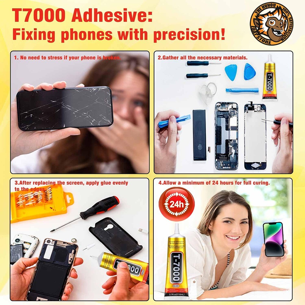 T-7000 Rhinestone Black Glue Multi-purpose For Jewelry Glass Phone Waterproof