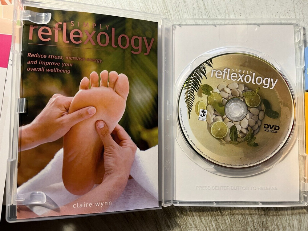Simply REFLEXOLOGY Wellbeing Program MASSAGE FLASH CARDS DVD & BOOKLET 2007
