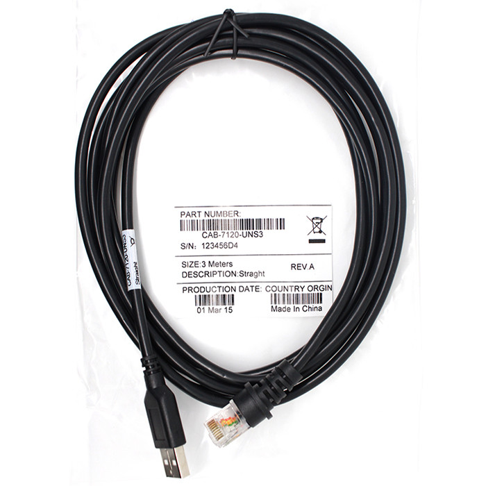 9FT USB Cable for Honeywell Metrologic MS7120 MS9540 MS5145 Barcode Scanner