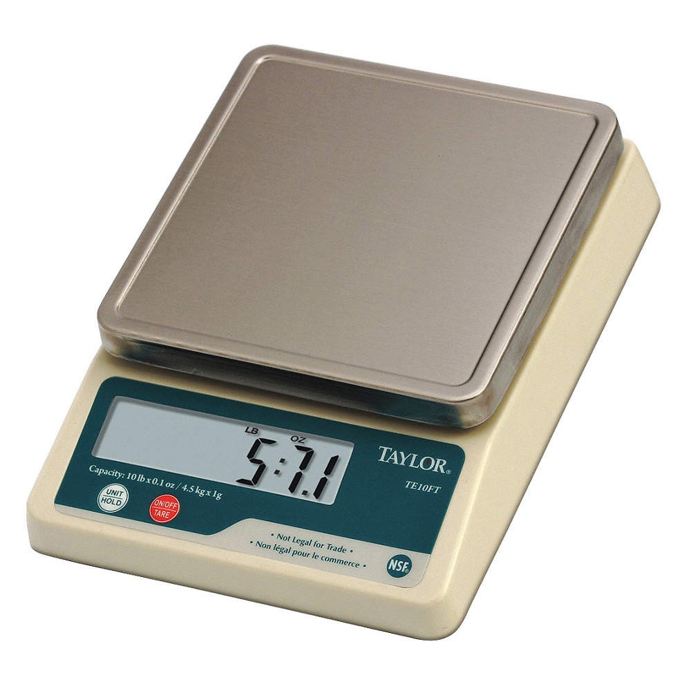 TAYLOR TE10FT General Purpose Utility Bench Scale,LCD 3NZH1
