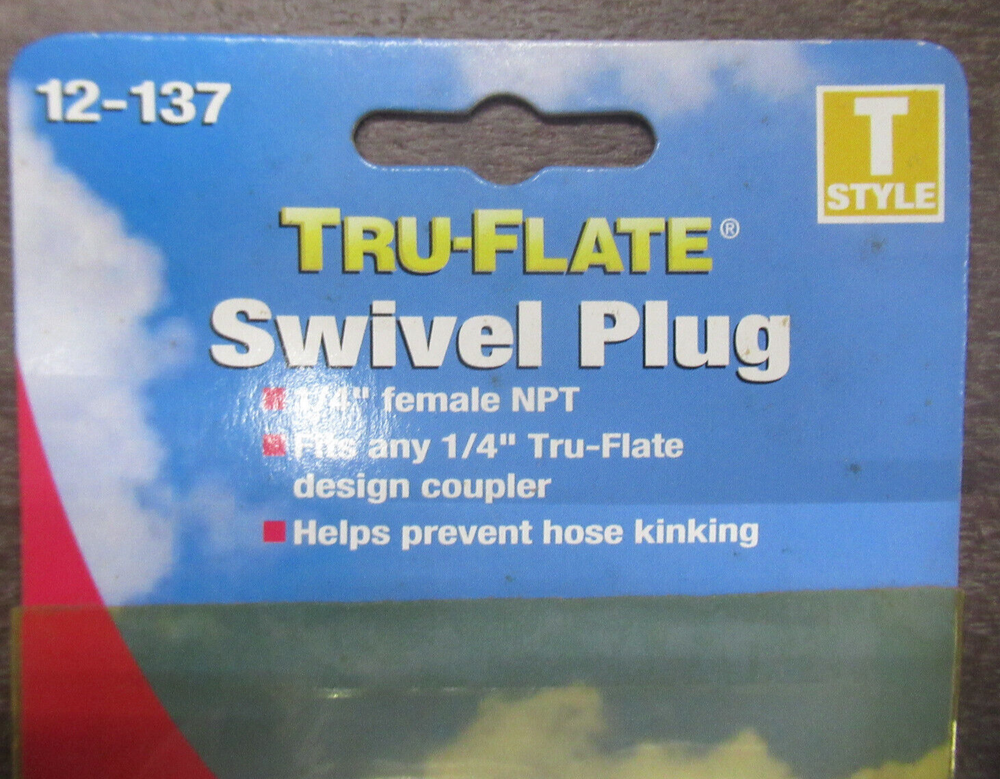 TRU-FLATE 12-137 SWIVEL PLUG