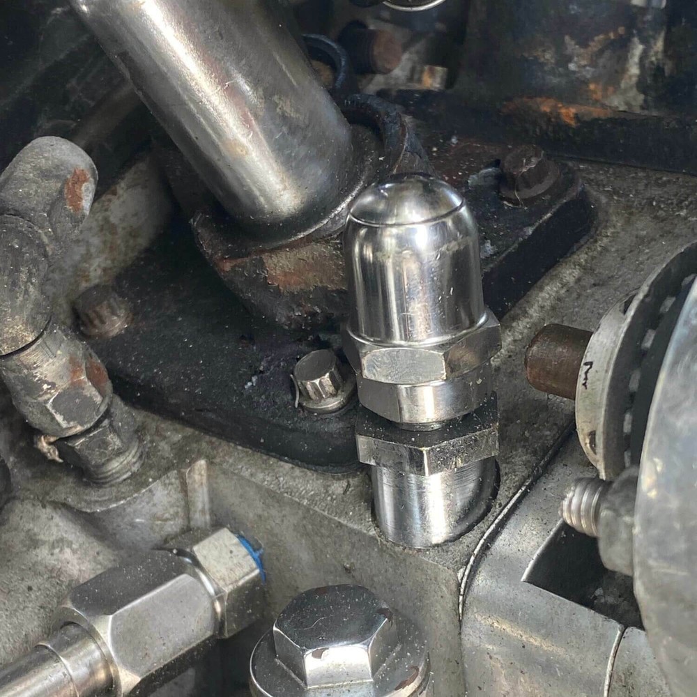 FNA Custom Cycle Pop Top Oil Pressure Indicator