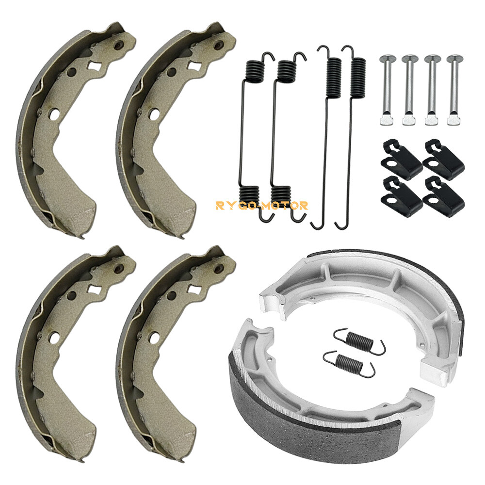 Front & Rear Brake Shoes Kit for Suzuki King Quad 300 LTF4WDX LTF300F 1991-2001