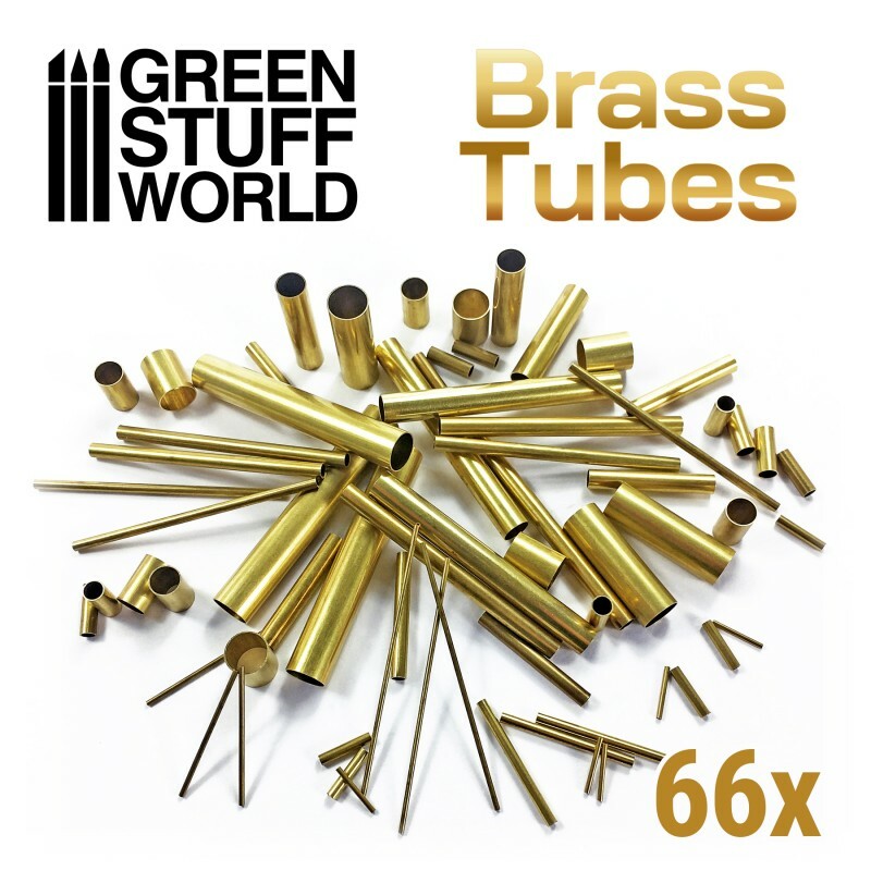 Brass Tubes Assortment - Basing Wargames spears rods bars pinning