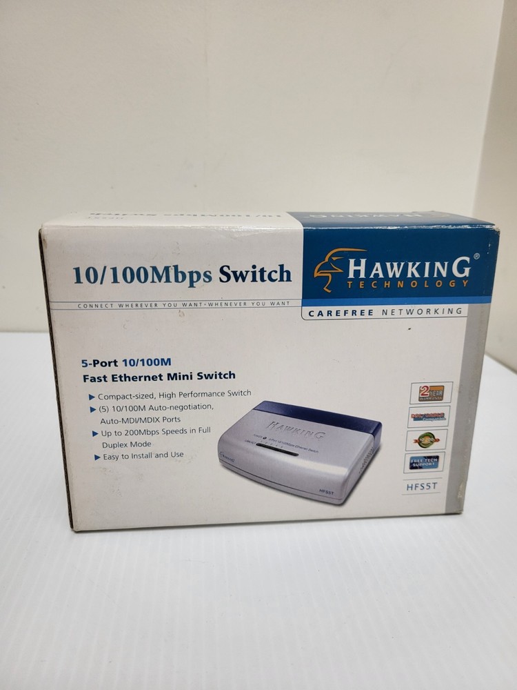 Hawking Technology Hawking (HFS5T) 5-Ports Ethernet External Mini Switch