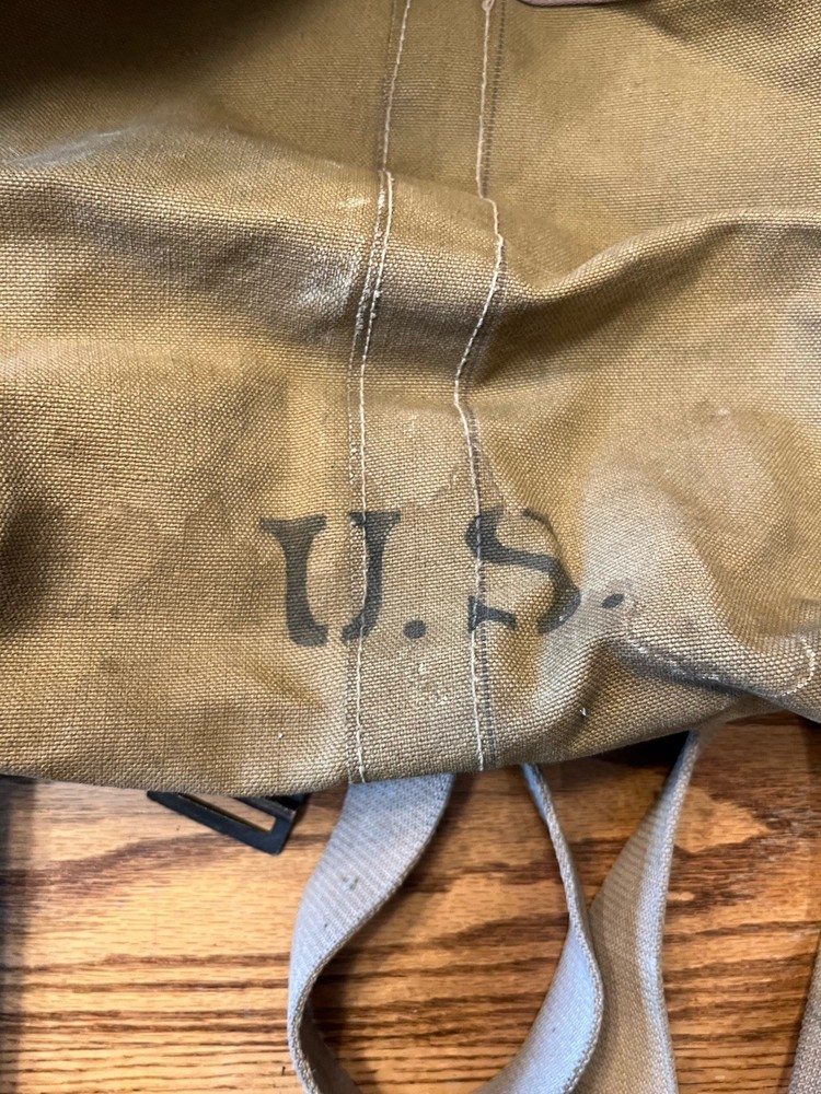 WW1 Unit Marked Canvas Squad Bag