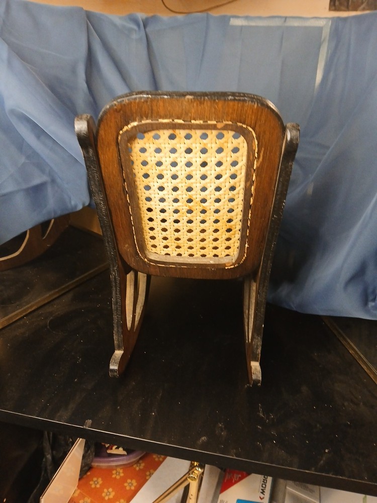 Miniature Vintage Doll Chair