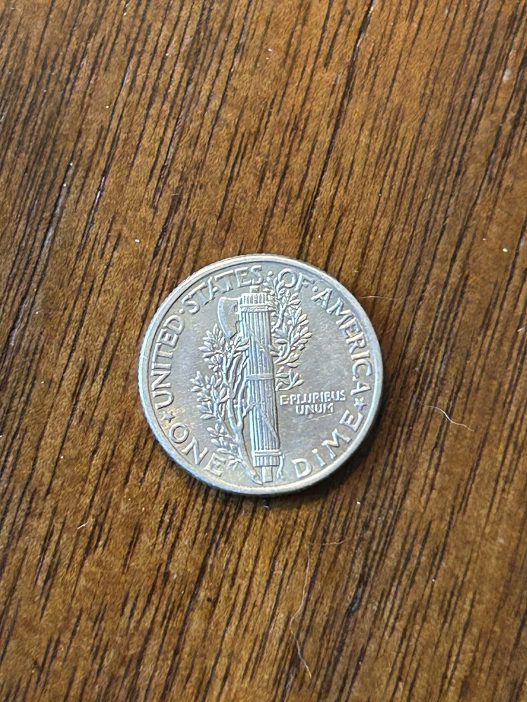 1942 Mercury Dime AU