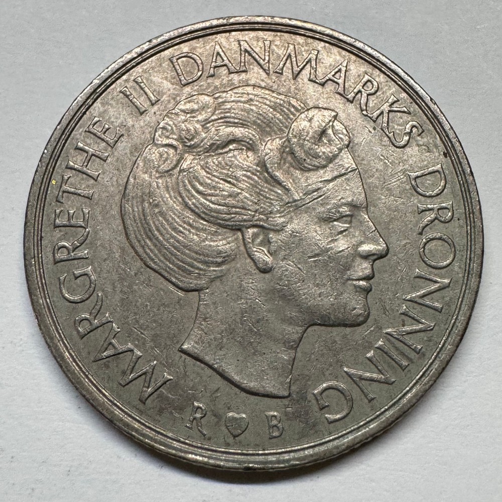1988 Denmark 1 Krone - Coin #C-057