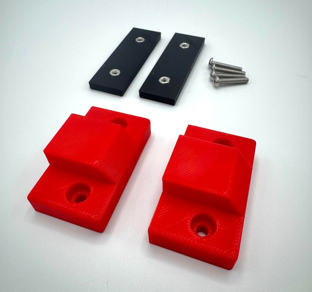 2 x Hinge Mounts and Plates for Technics SL-1200 & SL-1210