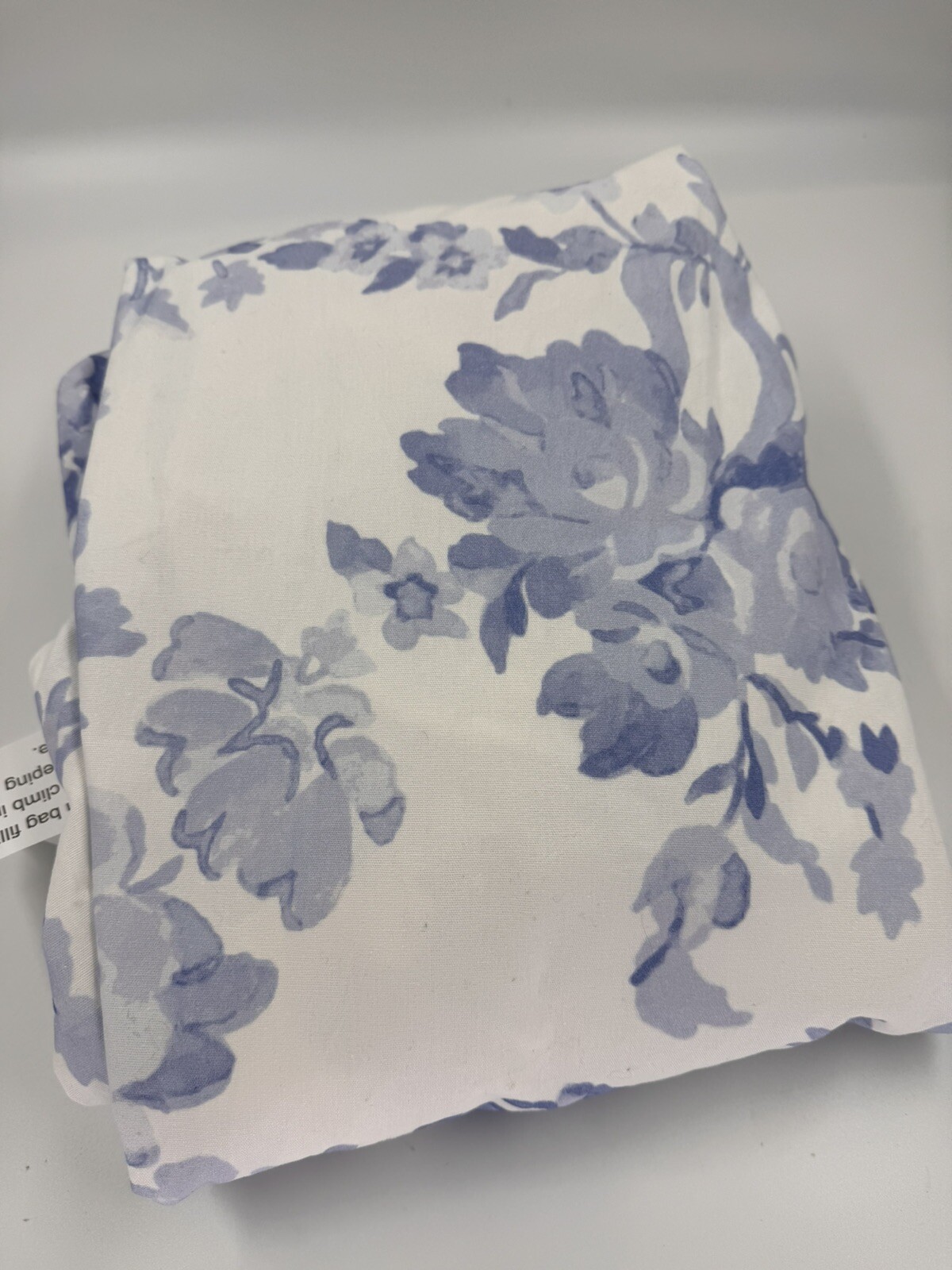 NWOT Pottery Barn LoveShackFancy Bean Bag Slipcover Blue Garden Damask
