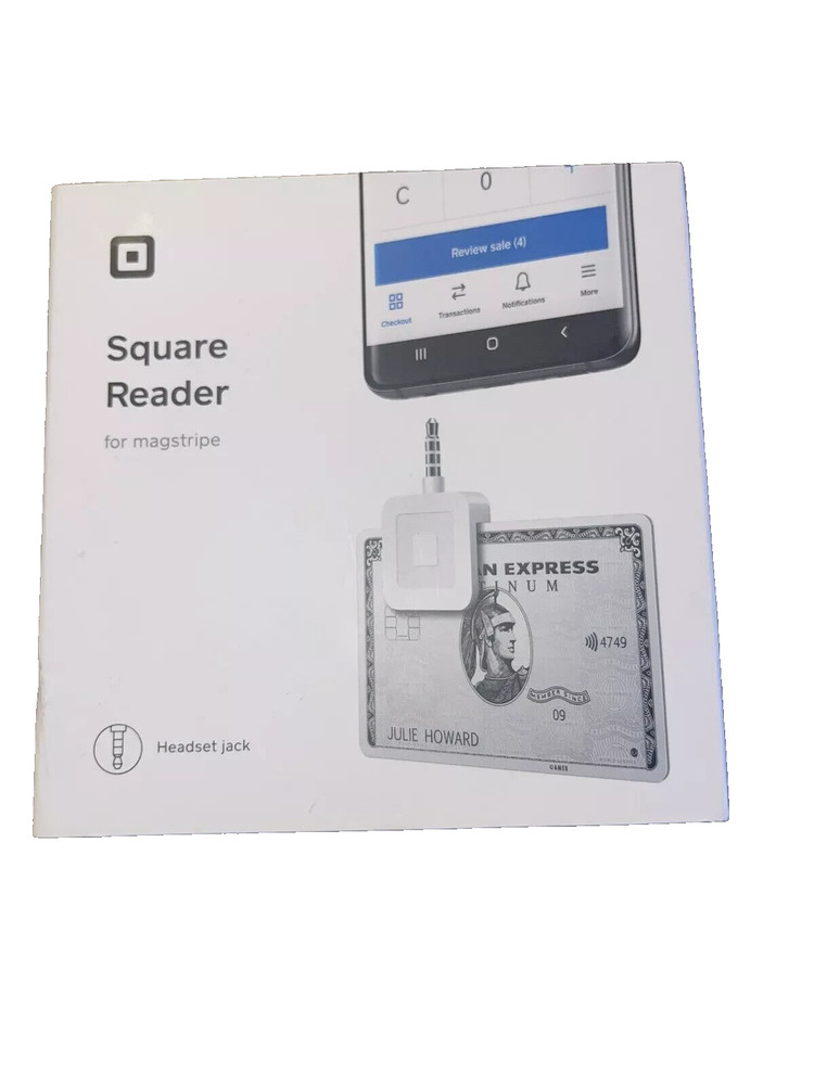 Square Reader for Magstripe (Headset Jack) - NEW SEALED !!!