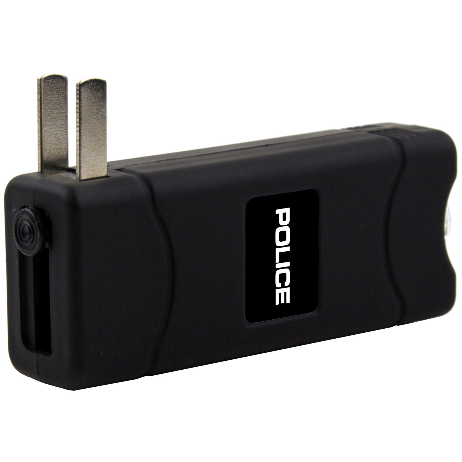 POLICE Stun Gun Flashlight Burn Pepper Spray Combo Women Self Defense 801 Black