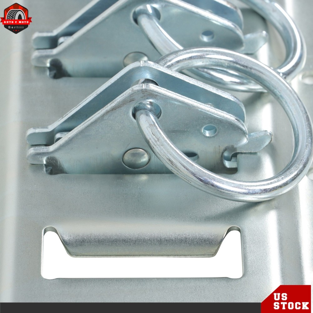 5' E Track Tie Down Enclosed Trailer 12 Pack Galvanized Secure Cargo Heavy Loads