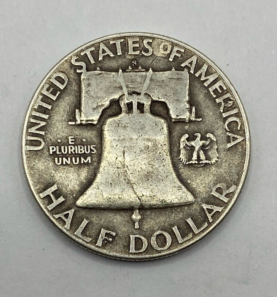 1951 S 90% Silver Franklin Half Dollar