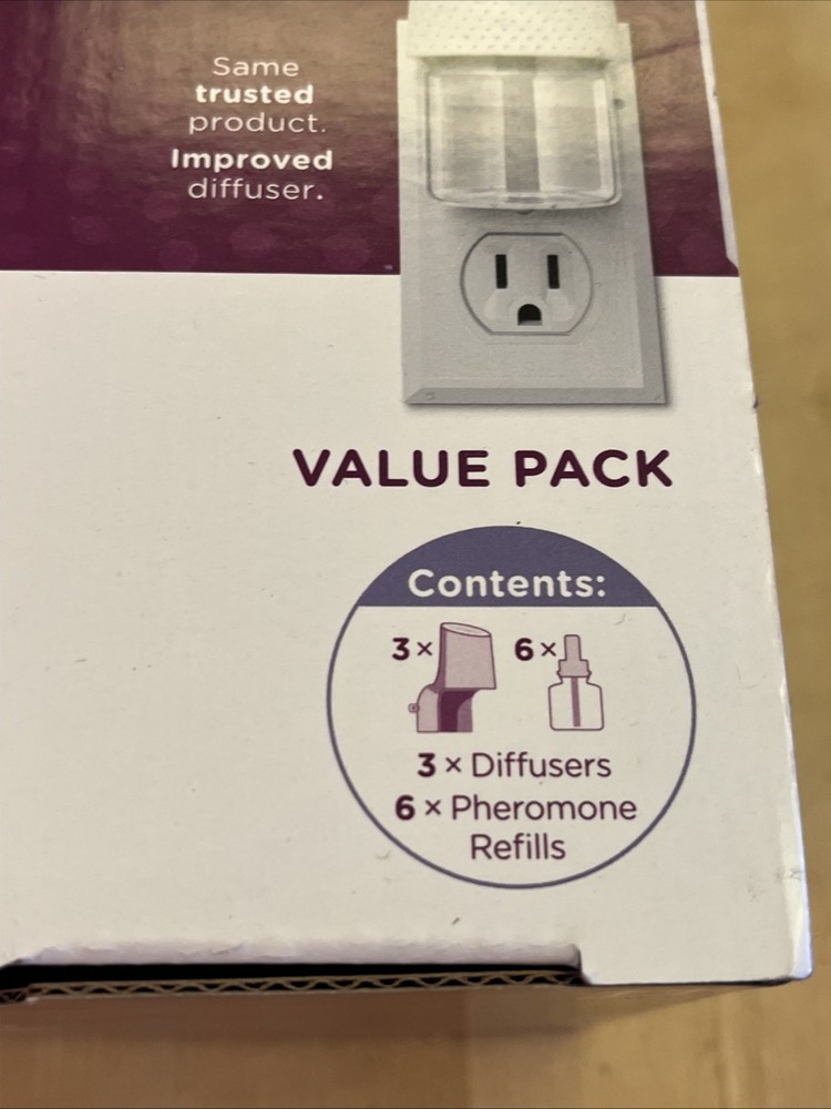 Comfort Zone Multi-Cat Calming Kit Value Pack (3 Diffusers, 6 Refills) - NEW