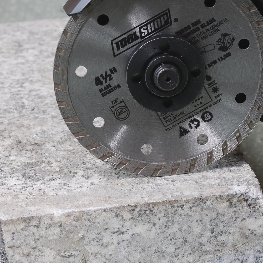 4-1/2" Diamond Blades, Segmented, Turbo, Continuous for Tile Concrete Masonry