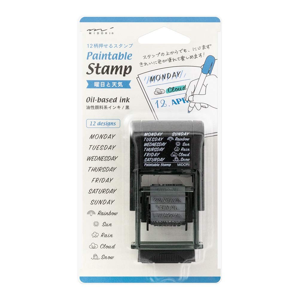35375006 Rotating Stamp, Day and Weather Pattern