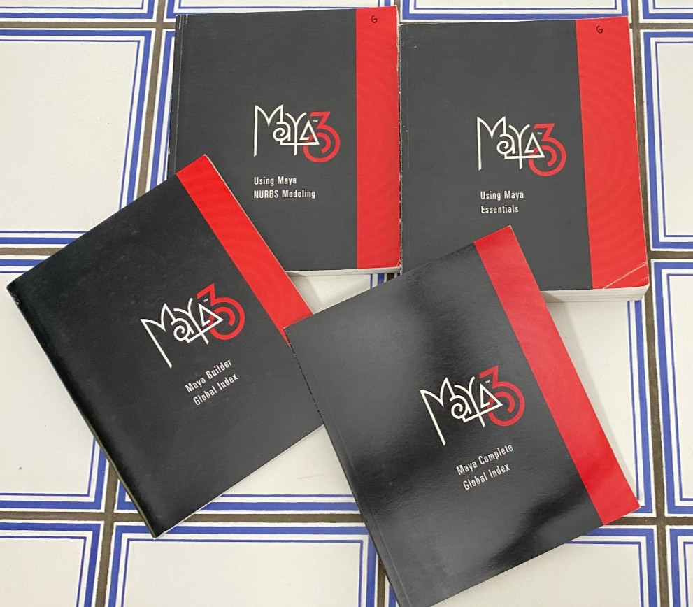 Alias Wavefront Maya 3 Manuals - Silicon Graphics