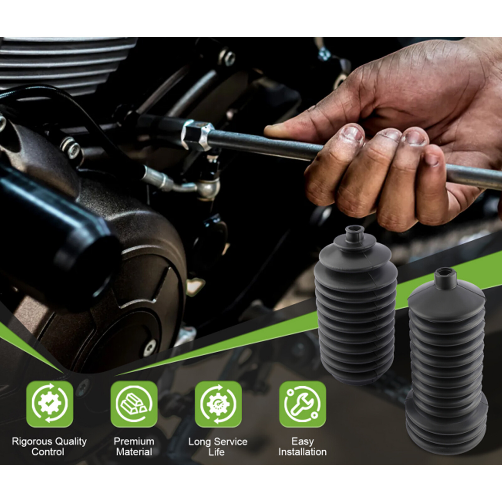 Steering Rack Boots 5412012 5412013 for Polaris Ranger 400 500 570 700 800 900