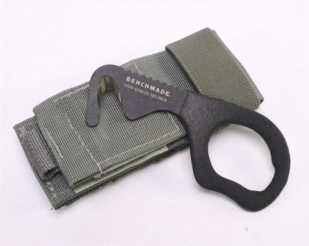 Benchmade 7 Rescue Hook Strap Cutter Foliage Green
