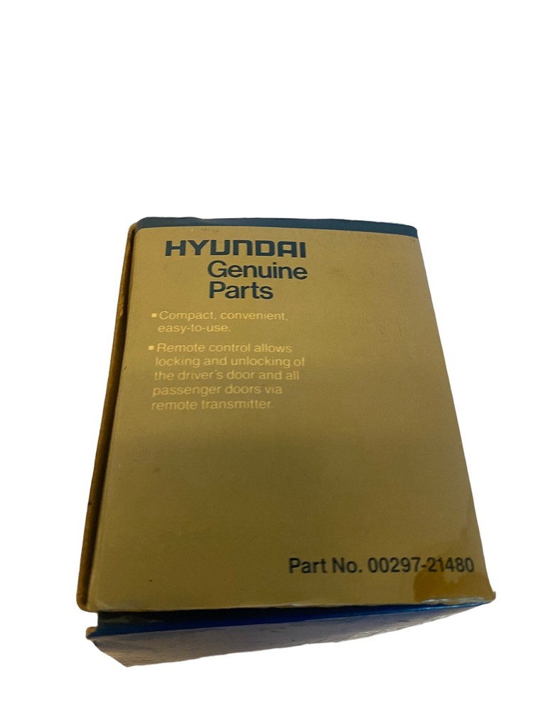 vintage hyunday Genuine keyless entry