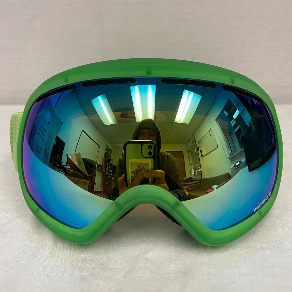 VonZipper Brainblast Feenom Goggle Brainblast Lime w/ Locust Chrome Lens