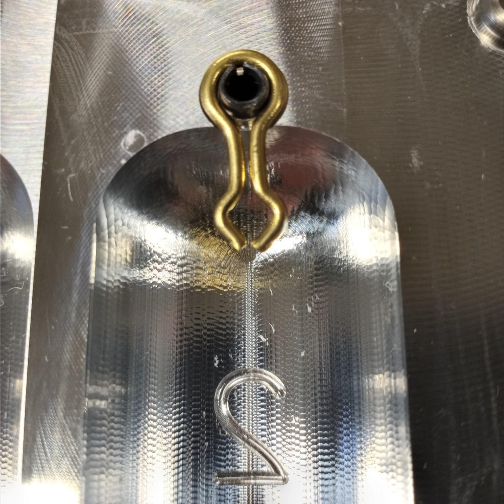 Cod Sinker / Deep Drop Weight Mold 2 LB ( 6 Cavity ) Aluminum CNC