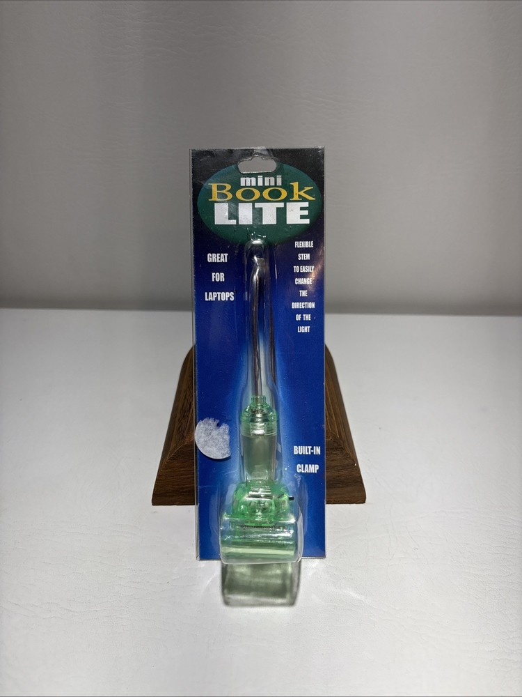 Flexible LED Clip On Book Reading Light (Green)
