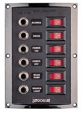 Sea-Dog Nylon Circuit Breaker Panel (424800-1)