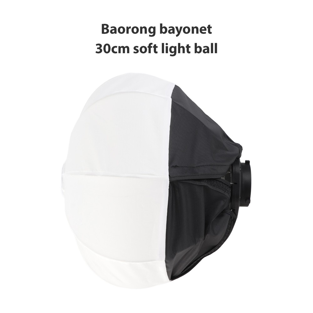 30 Cm/11.8 Inch Lantern Softbox Spherical Collapsible Soft Box Quick XIBJ