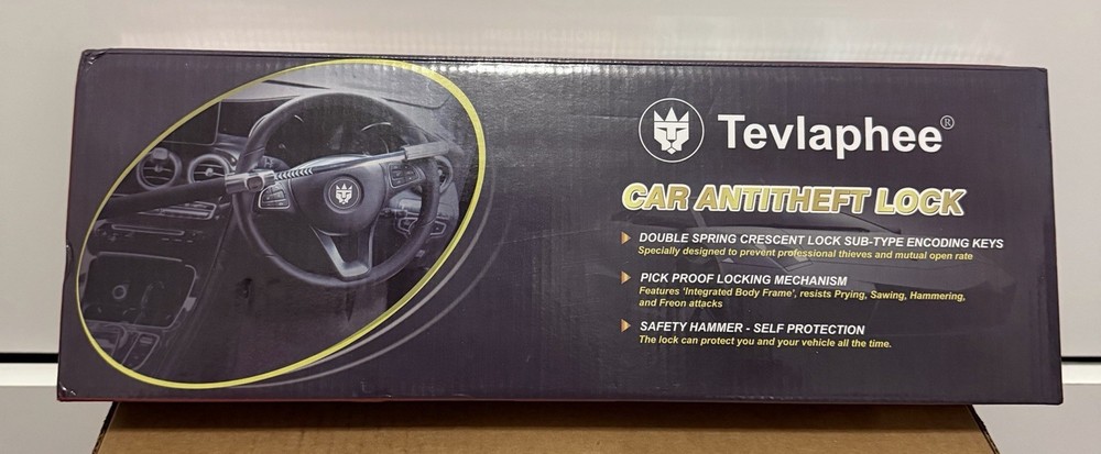 Tevlaphee Car Antitheft Protection Lock NEW